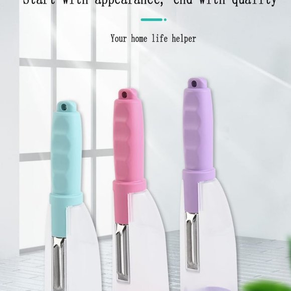 Stainless Steel Peeler with Container Vegetable Kitchen Gadget Storage - Picture 4 of 13